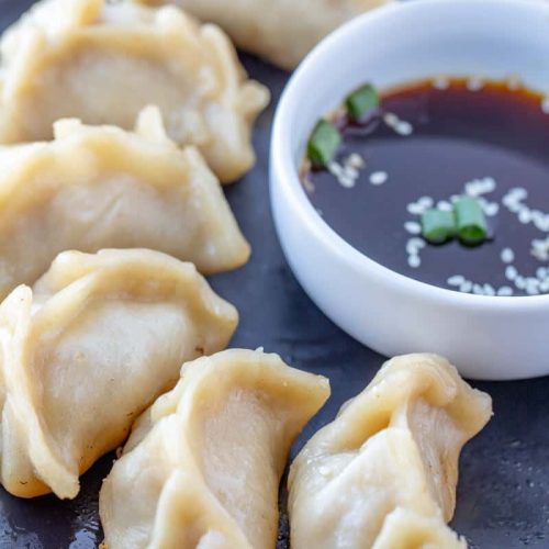 Order Pot Stickers (6) food online from Panda Garden Chinese Restaurant store, Saint George on bringmethat.com