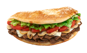 Order Steak, Cheese & Mushroom   food online from Hungry Howie's Pizza store, Lakeland on bringmethat.com