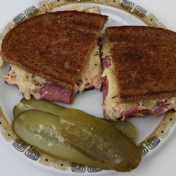 Order California Reuben (Grilled) food online from Wright's Gourmet House store, Tampa on bringmethat.com