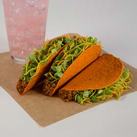 Order 3 Crunchy Tacos Supreme Combo food online from Taco Bell store, Starkville on bringmethat.com