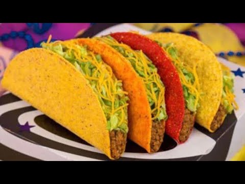 Order Nacho Cheese Doritos Locos Tacos food online from Taco Bell store, Starkville on bringmethat.com