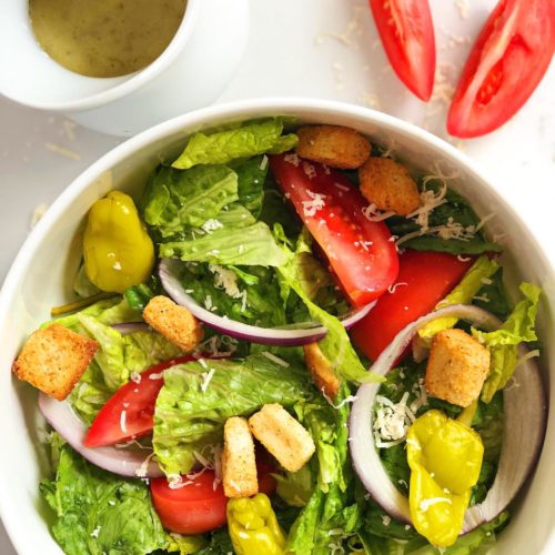 Order House Salad food online from Mister B's Pizza & Wings store, Bowling Green on bringmethat.com