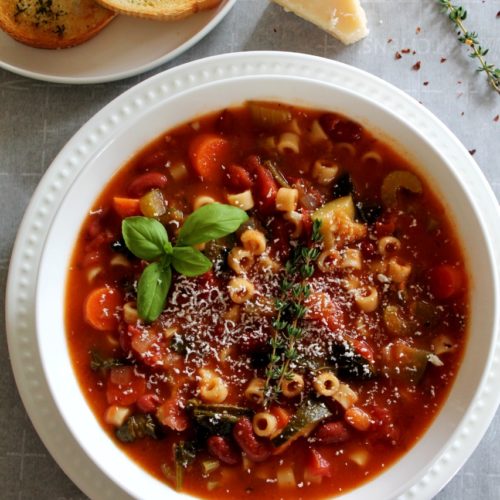 Order Minestrone Soup food online from Renzo's Boca Raton store, Boca Raton on bringmethat.com