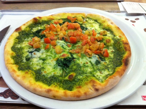 Order Pesto Pizza food online from Renzo's Boca Raton store, Boca Raton on bringmethat.com