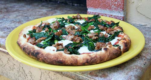 Order Rapini Pizza food online from Renzo's Boca Raton store, Boca Raton on bringmethat.com