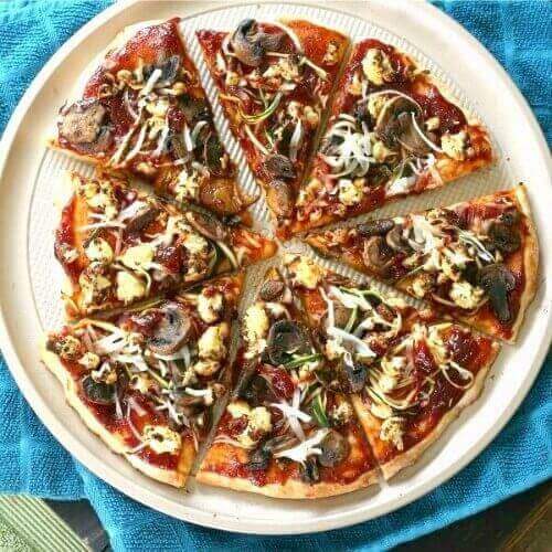 Order Veggie Pizza food online from Renzo's Boca Raton store, Boca Raton on bringmethat.com