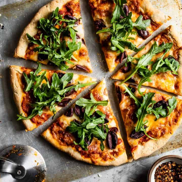 Order Gluten Free Cheeseless Pizza food online from Renzo's Boca Raton store, Boca Raton on bringmethat.com