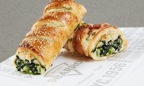 Order Spinach & Mozzarella Stromboli food online from Renzo's Boca Raton store, Boca Raton on bringmethat.com