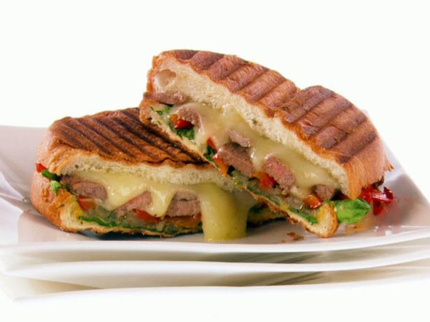 Order Boca Steak & Cheese Panini food online from Renzo's Boca Raton store, Boca Raton on bringmethat.com
