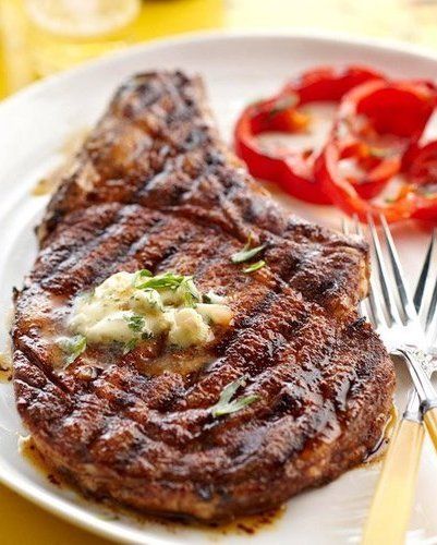 Order Cowboy Ribeye Steak food online from Renzo's Boca Raton store, Boca Raton on bringmethat.com
