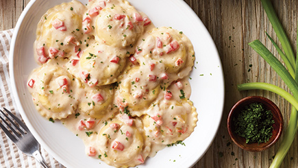Order Lobster Ravioli food online from Renzo's Boca Raton store, Boca Raton on bringmethat.com