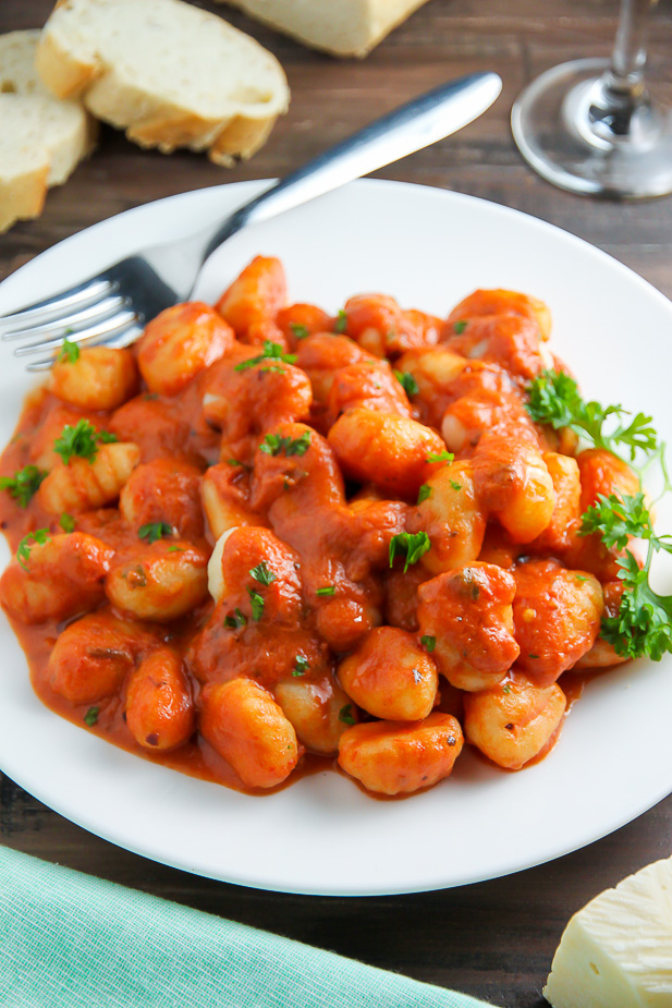 Order Homemade Gnocchi with Vodka Sauce food online from Renzo's Boca Raton store, Boca Raton on bringmethat.com