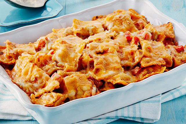 Order Meat Ravioli Parmigiana food online from Renzo's Boca Raton store, Boca Raton on bringmethat.com