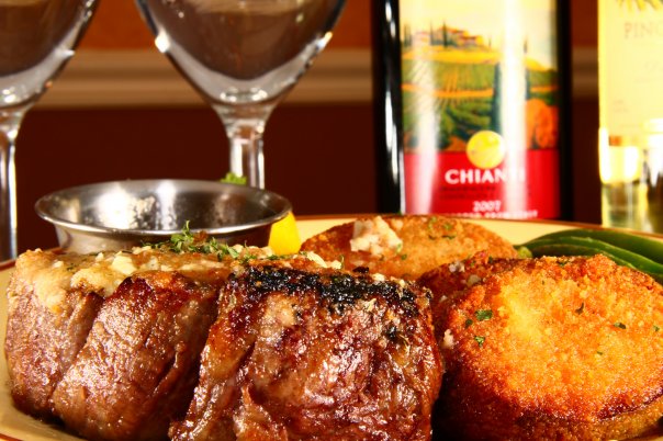 Order Steak Vesuvio food online from Villa D'Carlo store, Kenosha on bringmethat.com