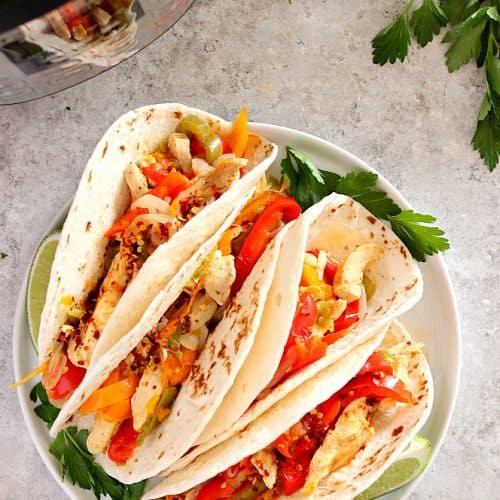 Order Chicken Fajita Pita food online from The Brothers Three store, Marinette on bringmethat.com