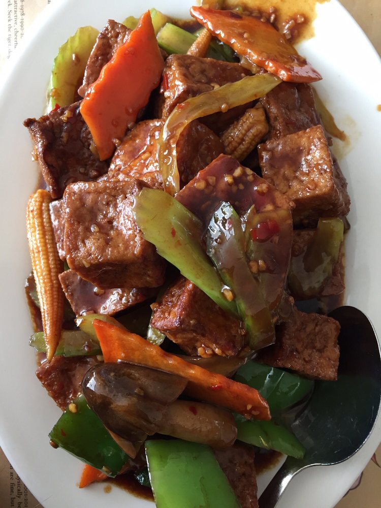 Order Szechuan Tofu food online from The Orient Chinese Restaurant store, Edwardsville on bringmethat.com