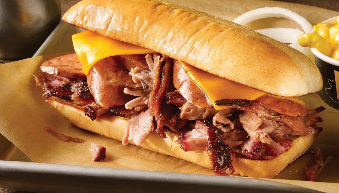 Order Westerner Sandwich food online from Dickey's Barbecue Pit store, Panama City Beach on bringmethat.com