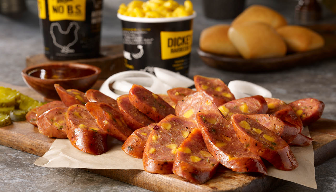 Order Jalapeño Cheddar Kielbasa food online from Dickey's Barbecue Pit store, Houston on bringmethat.com