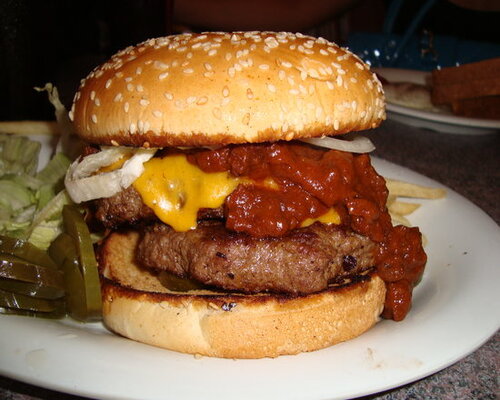 Order Double Cheeseburger food online from Lazy Gourmet store, Starkville on bringmethat.com