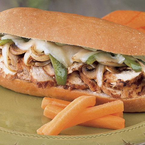 Order Chicken Philly Cheese Melt food online from Lazy Gourmet store, Starkville on bringmethat.com