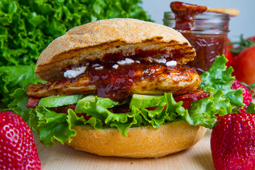 Order Bacon Avocado Cheese Burger food online from Lazy Gourmet store, Starkville on bringmethat.com