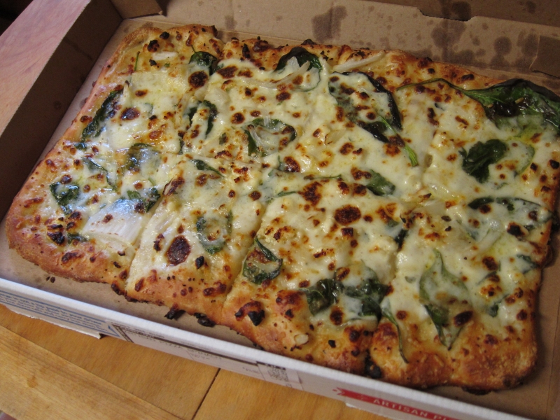 Order Spinach, Artichoke and Feta - Extra Thin Crust food online from Giordanos store, Chicago on bringmethat.com