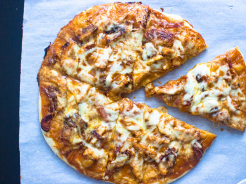 Order Bacon BBQ Chicken - Thin Crust food online from Giordanos store, Chicago on bringmethat.com