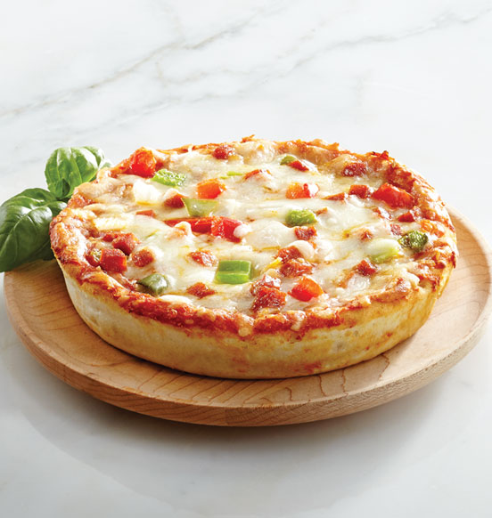 Order Chicken Sausage Deluxe - Thin Crust food online from Giordanos store, Chicago on bringmethat.com