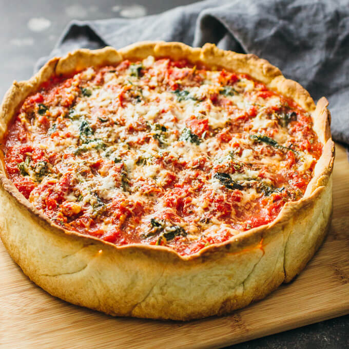 Order Fresh Spinach - Deep Dish food online from Giordanos store, Chicago on bringmethat.com