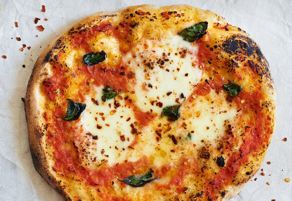 Order Margherita - Parmesan Crusted Pizza  food online from Giordanos store, Chicago on bringmethat.com