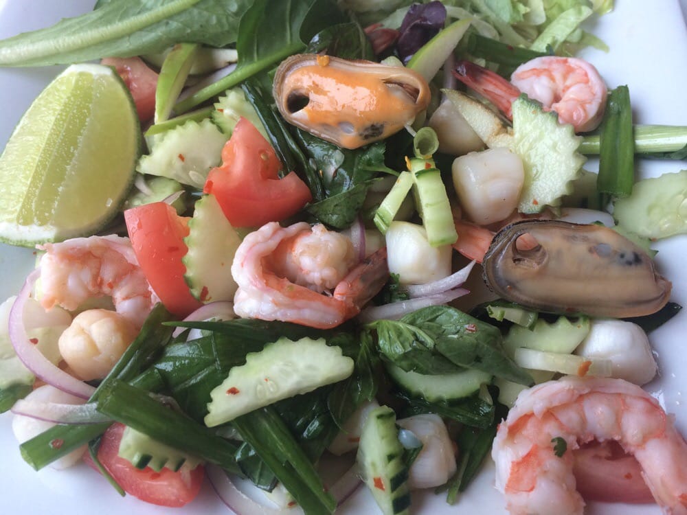 Order YUM TALAY food online from Butterfly Sushi Bar & Thai Cuisine store, Chicago on bringmethat.com