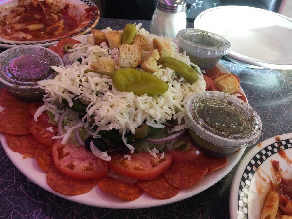 Order Antipasto Salad  food online from Round Lake Olando's Pizza store, Round Lake Heights on bringmethat.com