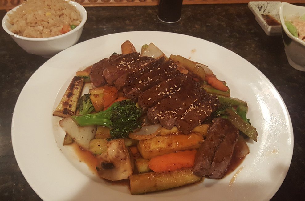 Order 3. Teriyaki Steak food online from Midori Sushi & Grill store, Orange Park on bringmethat.com