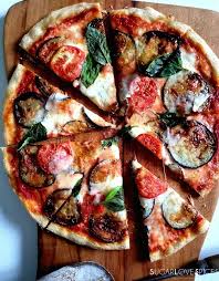 Order Eggplant Parmigiana Pizza (White) food online from Slice of Life Pizzeria store, Sprng Hill on bringmethat.com