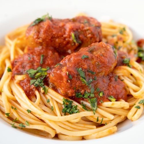 Order Kid Spaghetti with Sausage food online from Villa Roma Italian Restaurant and Pizza store, Holiday on bringmethat.com
