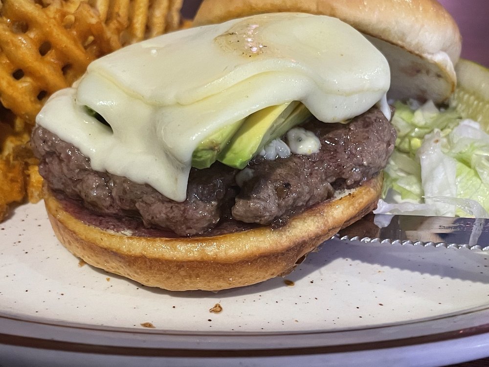 Order California Burger food online from Lallo's Bar and Grill store, Channahon on bringmethat.com