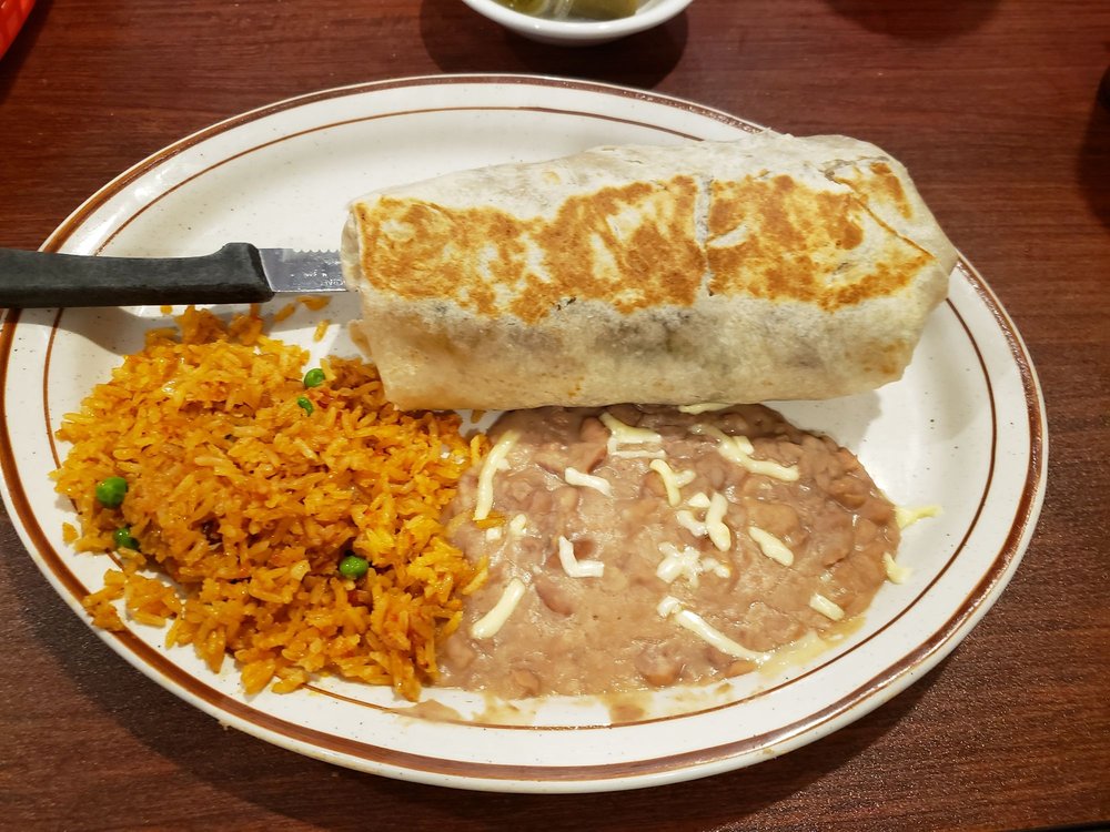 Order Steak Burrito food online from Lallo's Bar and Grill store, Channahon on bringmethat.com