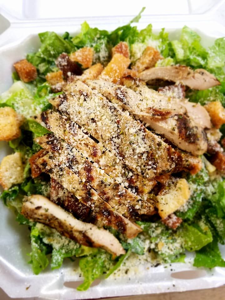 Order Chicken Caesar Salad food online from Niko's Pizzeria store, Joliet on bringmethat.com