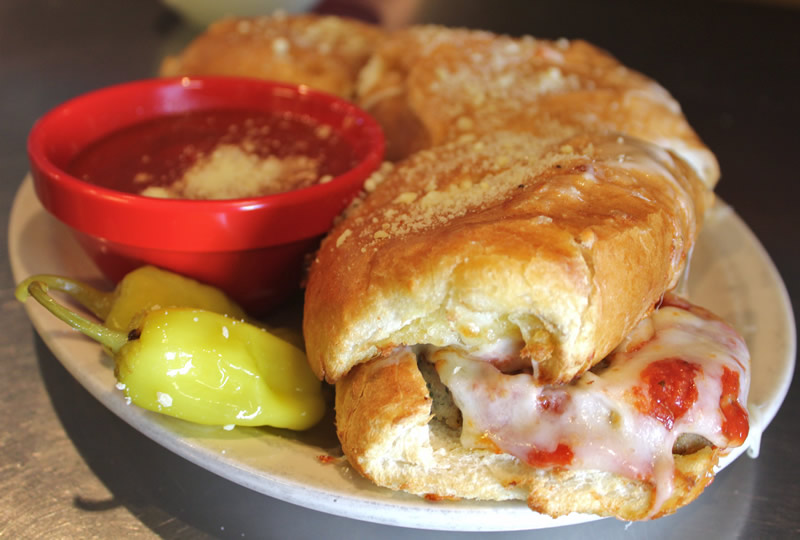 Order Mama's Classic Meatball food online from Papa Vito's Pizza store, Waterloo on bringmethat.com