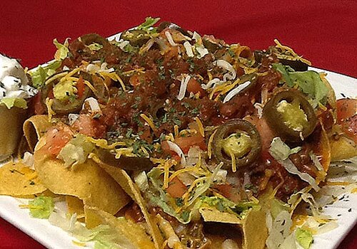 Order Chorizo & Pork Belly Nachos food online from Bulldog Burger Company Starkville store, Starkville on bringmethat.com