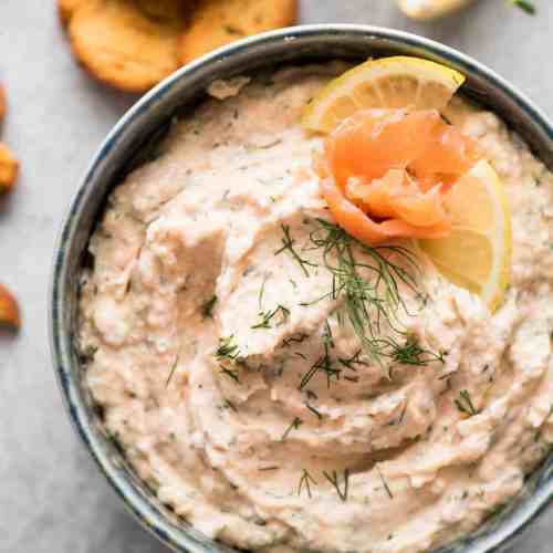 Order SMOKED SALMON AND PEPPER DIP food online from Commodore Bob's Yacht Club store, Starkville on bringmethat.com