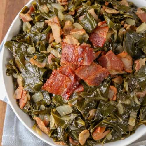 Order FRIED COLLARD GREENS food online from Commodore Bob's Yacht Club store, Starkville on bringmethat.com