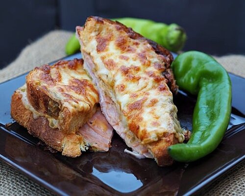 Order CROQUE SEÑORITA food online from Commodore Bob's Yacht Club store, Starkville on bringmethat.com