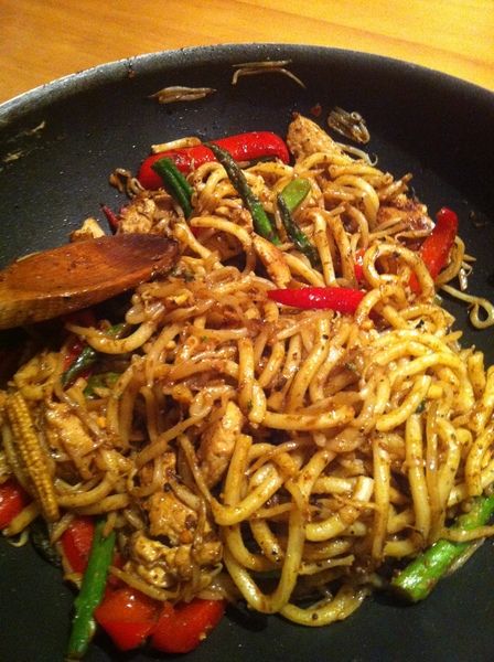 Order SATAY CHICKEN UDON OR RAMEN food online from Asian Foods Market-Restaurant store, Starkville on bringmethat.com