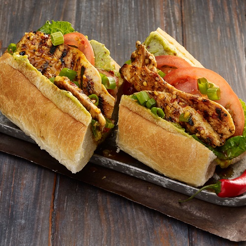 Order Chicken Club Po'Boy food online from Rosey Baby store, Starkville on bringmethat.com