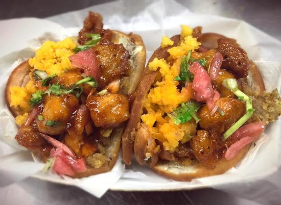 Order Arepa Fried Pork food online from Arepas Coffee & Bar store, Starkville on bringmethat.com