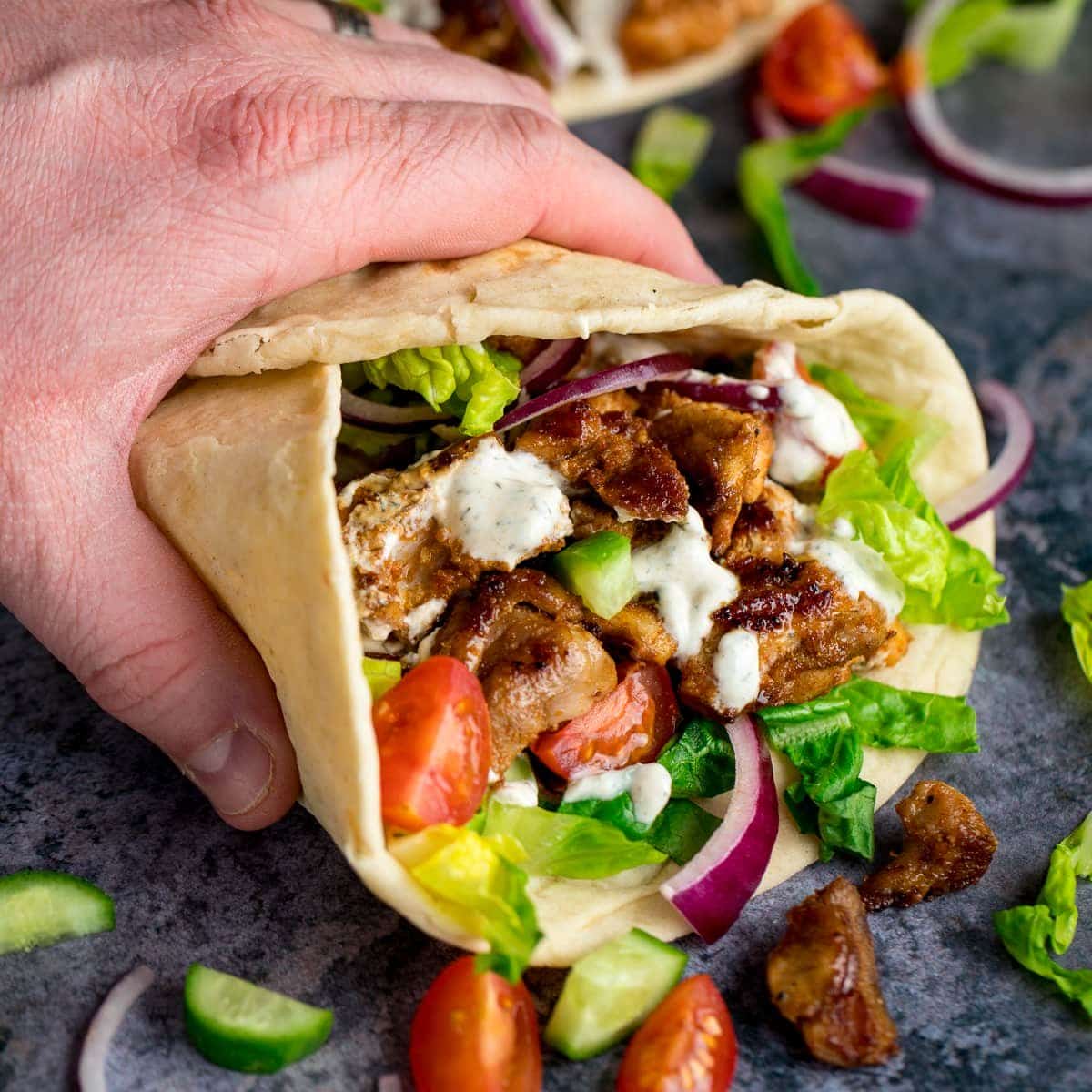 Order Shawarma food online from Arepas Coffee & Bar store, Starkville on bringmethat.com