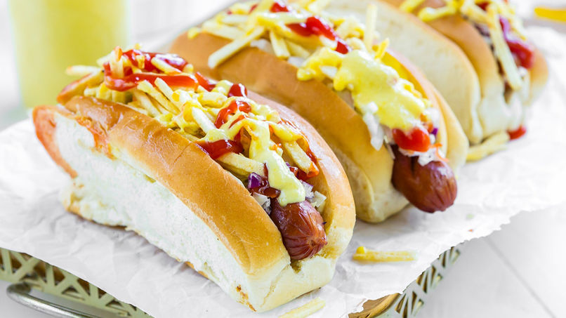 Order Venezuelan Hot Dog food online from Arepas Coffee & Bar store, Starkville on bringmethat.com