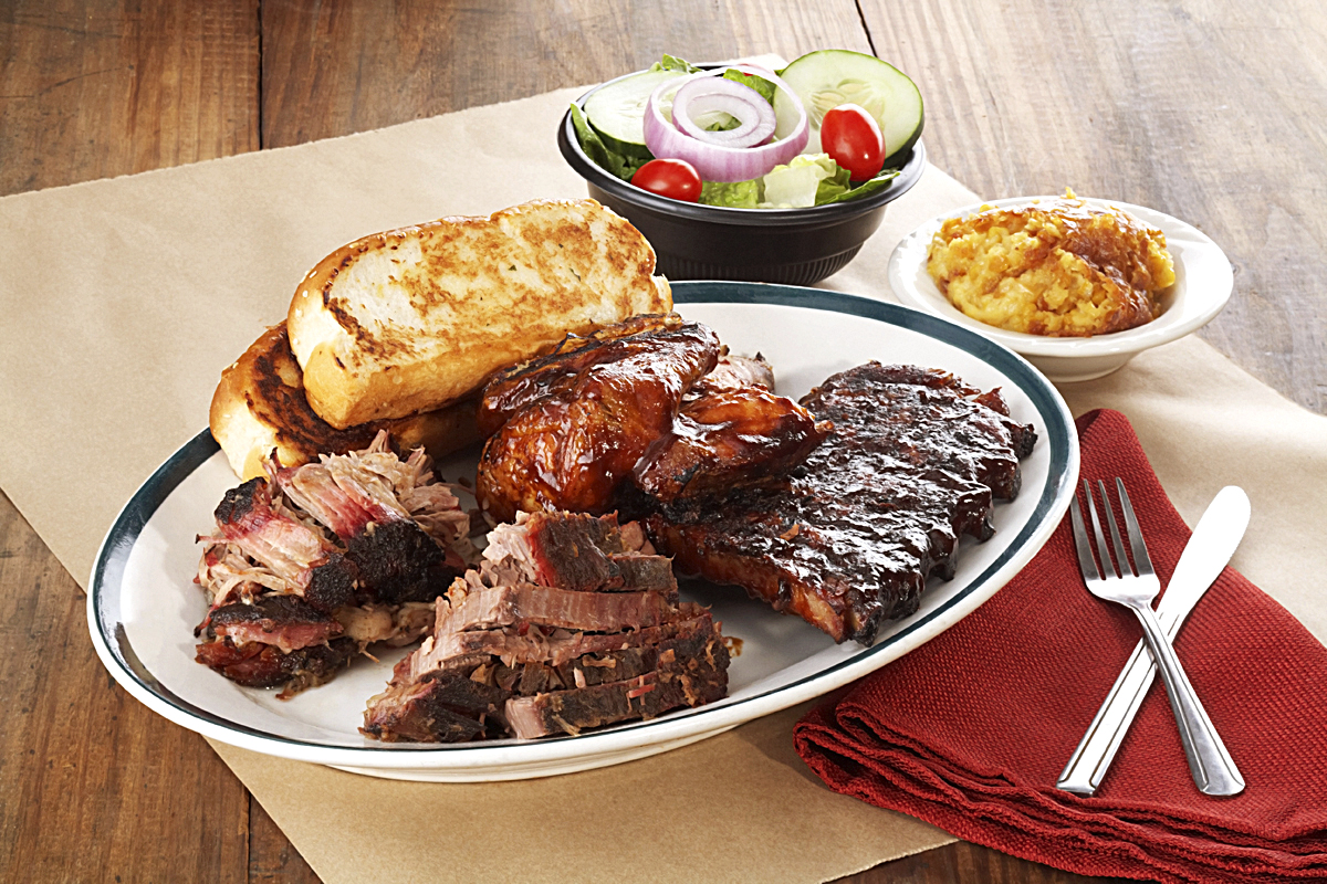 Order Double Wide Pack (3-4 People) food online from Moe's Original BBQ - Starkville store, Starkville on bringmethat.com