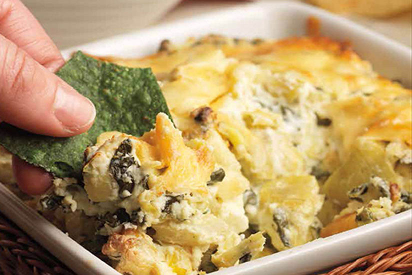 Order Aunt Vickie’s Spinach & Artichoke Dip food online from Lost Pizza Co Starkville store, Starkville on bringmethat.com